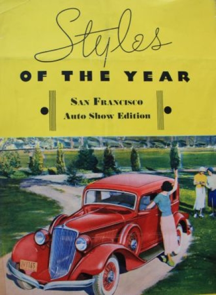 Graham Paige Modelprogram 1933 Carbrochure (2852)